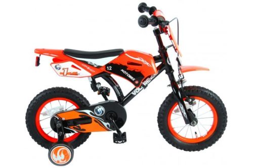 Nu verkrijgbaar Volare Motorbike Kinderfiets - Jongens - 12 inch - Oranje - 95% afgemonteerd