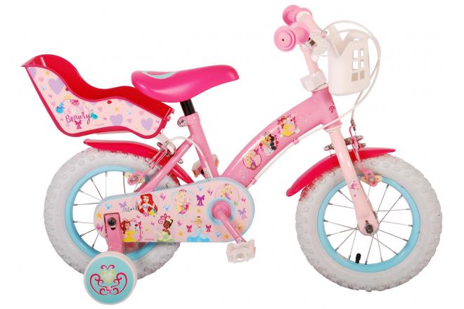 Nu verkrijgbaar Disney Princess Kinderfiets - Meisjes - 12 inch - Roze - Poppenzitje - Twee Handremmen